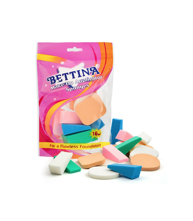 Bettina Make-up Applicators Sponges - 16 Pack